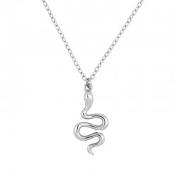 Collar Serpiente plata
