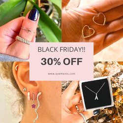 SORPRESA! Empieza nuestro Black Friday 🎊🎉

Tenéis un 30% de descuento en toda la web! 

A qué esperas para hacerte con tus joyas favoritas?❤️

Qué paséis un feliz miércoles 😘

www.quemonis.com

#joyas #joyasdeplata #regalos #descuentos #ofertas #blackfriday #jewelry